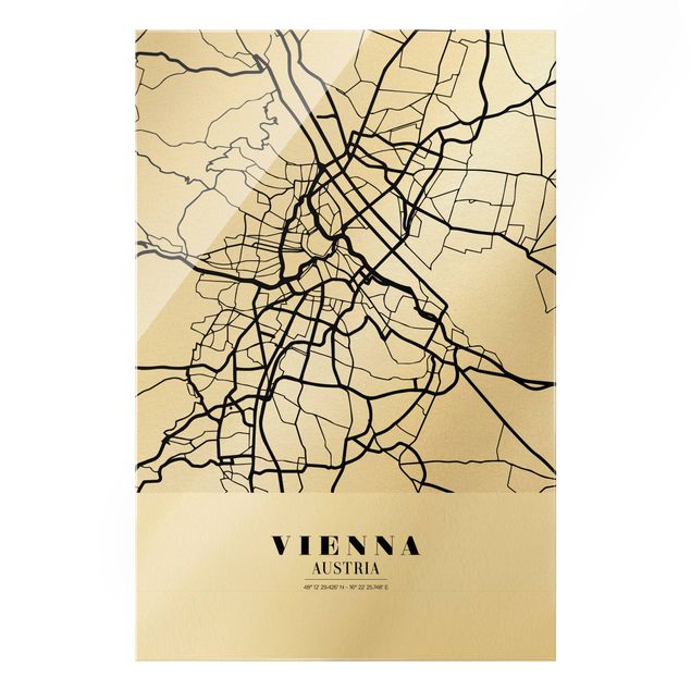 Bilder Stadtplan Vienna - Klassik