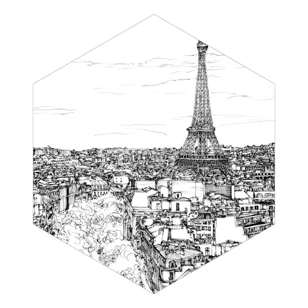 Fototapete kaufen Stadtstudie - Paris