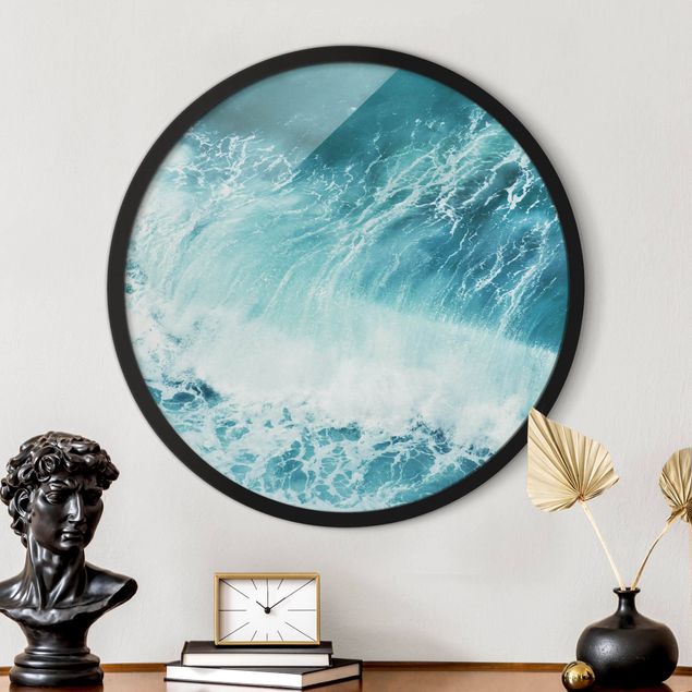 Strandbilder mit Rahmen Stärke des Ozeans
