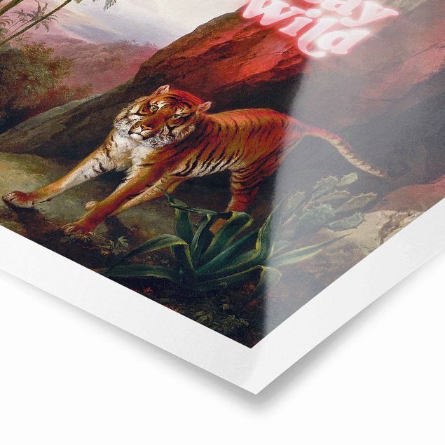 Jonas Loose Kunstdrucke Stay Wild Tiger