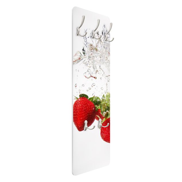 Garderobe Modern - Strawberry Water - Weiß Rot