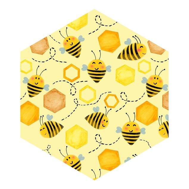 Uta Naumann Bilder Süßer Honig mit Bienen Illustration