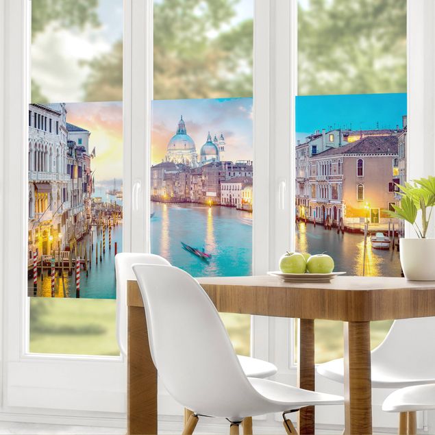 Fensterfolie - Sichtschutz - Sunset in Venice - Fensterbilder
