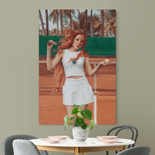 Wandbilder Kunstdrucke Tennis Venus