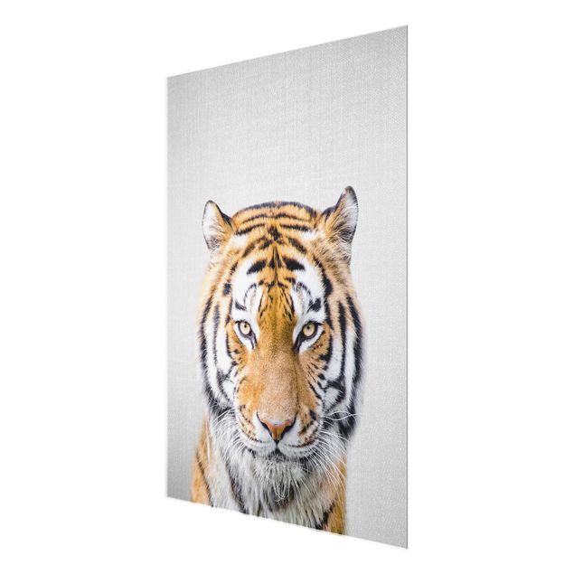 Wandbilder Schwarz-Weiß Tiger Tiago