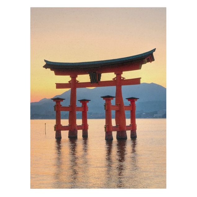 Natur Leinwand Torii am Itsukushima