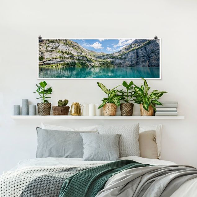 Wandbilder Schweiz Traumhafter Bergsee
