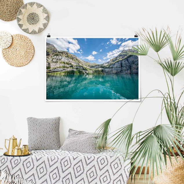 Wandbilder Berge Traumhafter Bergsee