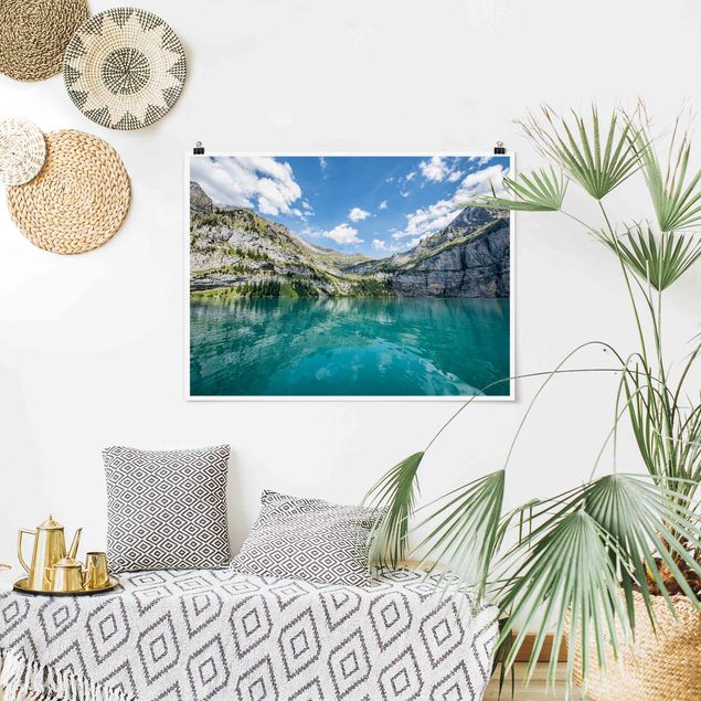Wandbilder Berge Traumhafter Bergsee