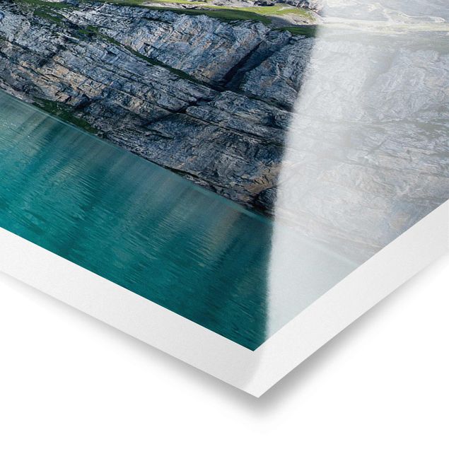 Wandbilder Architektur & Skyline Traumhafter Bergsee