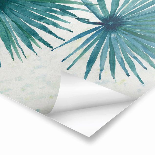 Poster bestellen Tropische Palmenblätter Close-Up