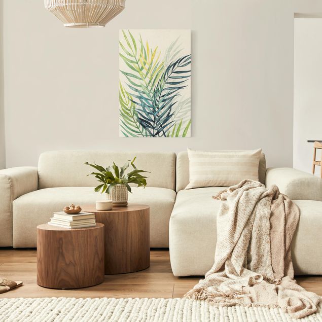 Wandbilder Floral Tropisches Blattwerk - Palme
