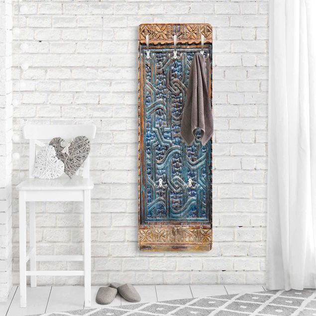 Wandgarderoben Muster Tür mit marokkanischer Schnitzkunst