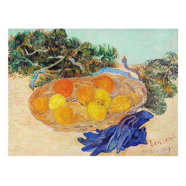 Leinwandbilder Obst Van Gogh - Stillleben mit Orangen