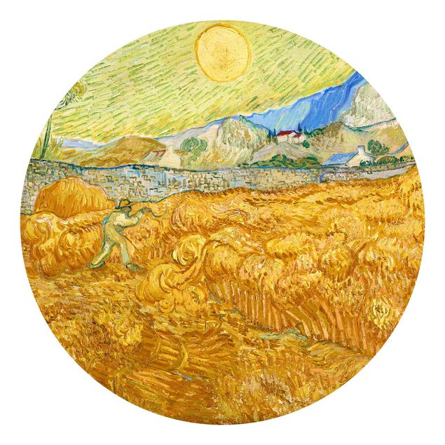 Kunststil Post Impressionismus Vincent van Gogh - Kornfeld mit Schnitter