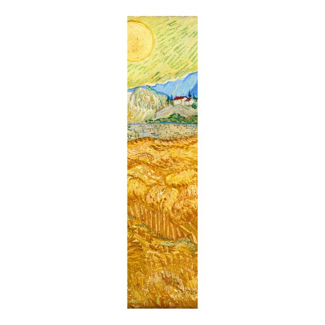 Wanddeko Küche Vincent van Gogh - Kornfeld mit Schnitter