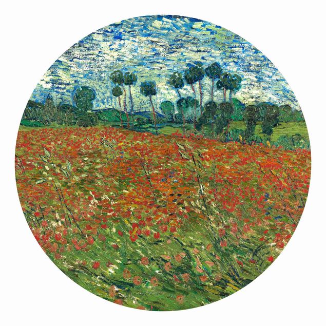 Kunststil Pointillismus Vincent van Gogh - Mohnfeld