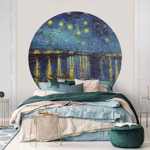 Wanddeko Küche Vincent van Gogh - Sternennacht über der Rhône