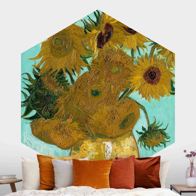 Küche Dekoration Vincent van Gogh - Vase mit Sonnenblumen