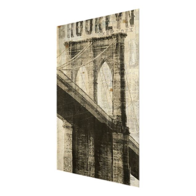 Bilder Vintage NY Brooklyn Bridge