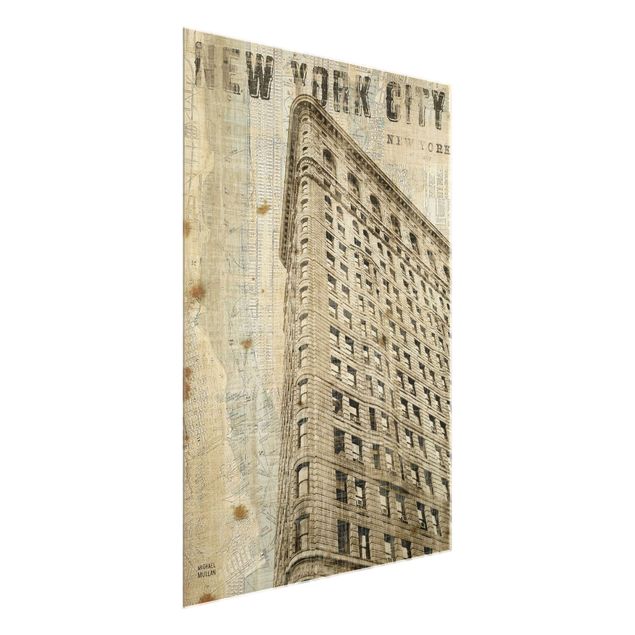 Wandbilder Architektur & Skyline Vintage NY Flat Iron