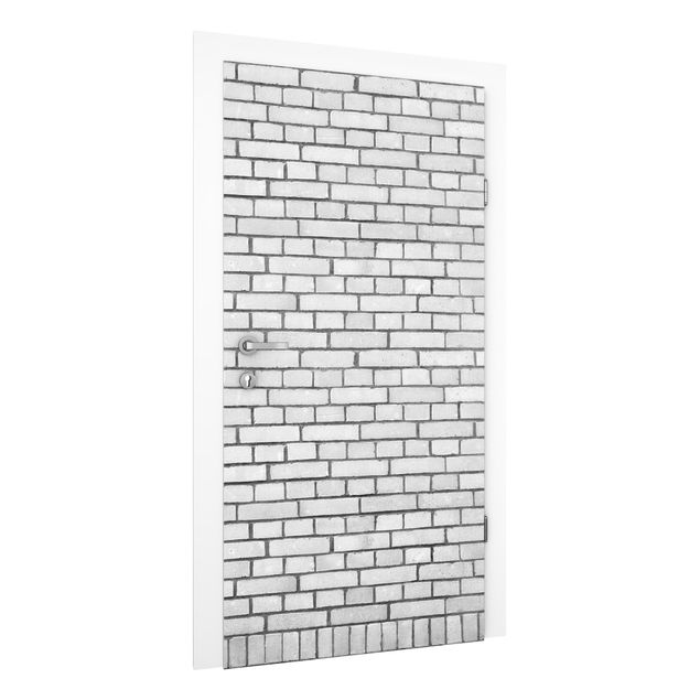 Ziegelstein Tapete Weiße Backstein Mauer