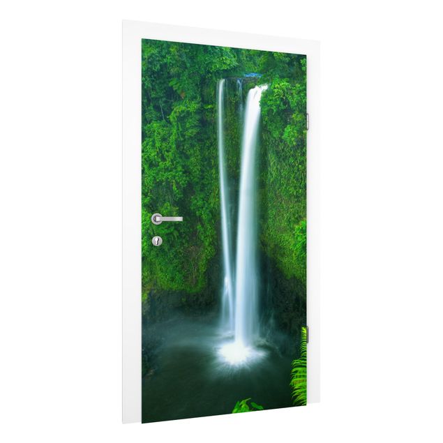 Fototapete Wasserfall Paradiesischer Wasserfall