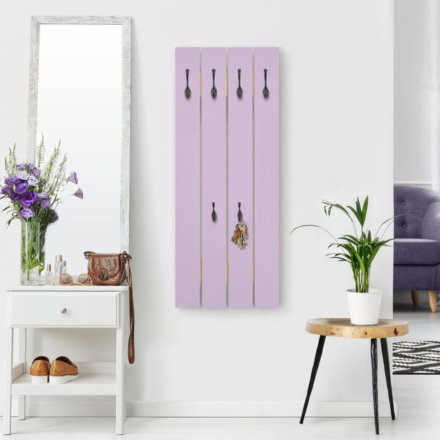 Wandgarderobe mit Motiv Colour Lavender
