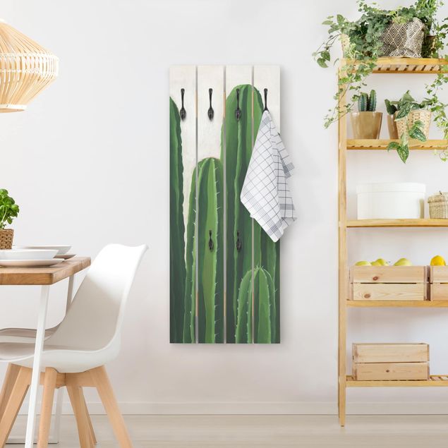 Wanngarderobe Blume Lieblingspflanzen - Kaktus