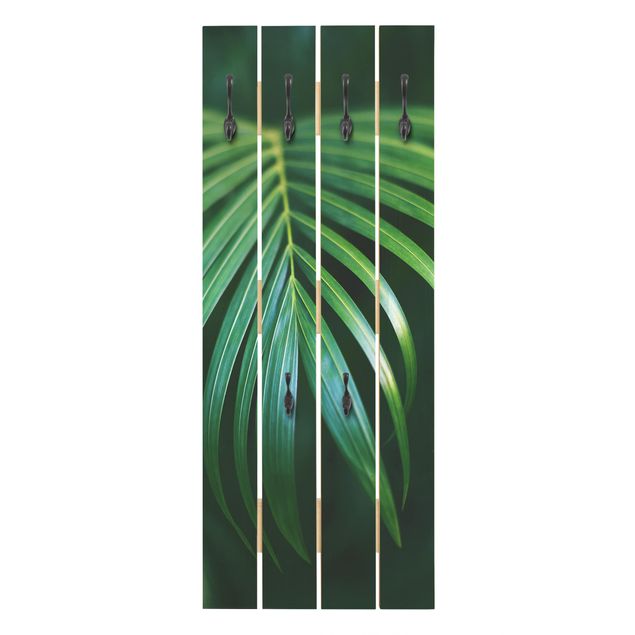 Wandgarderoben Grün Palmenwedel