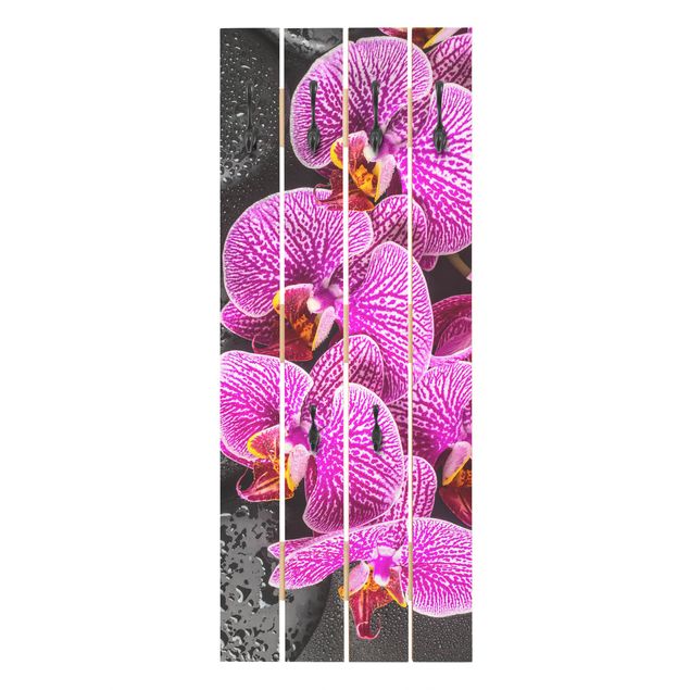 Garderobe mit Motiv Pinke Orchidee