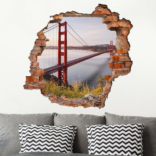 Wandtattoo Metropolen Golden Gate Bridge in San Francisco