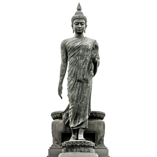 Wandsticker Buddha Statue