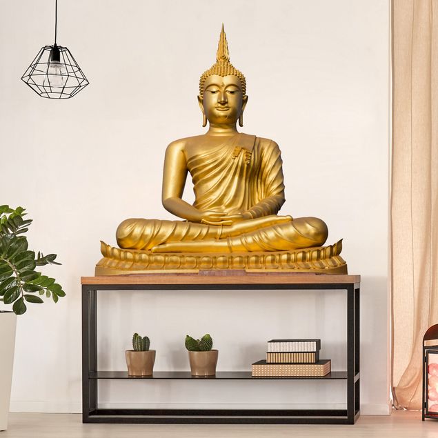 Küchen Deko Goldener Buddha
