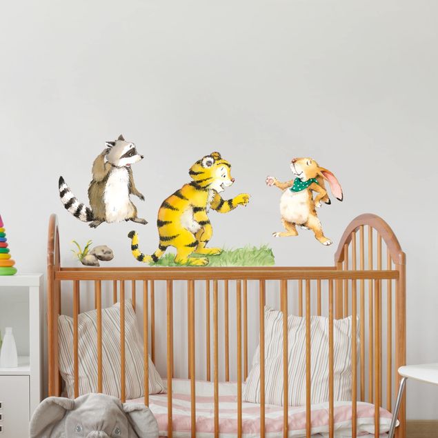 Babyzimmer Deko Kleiner Tiger - Freunde Set