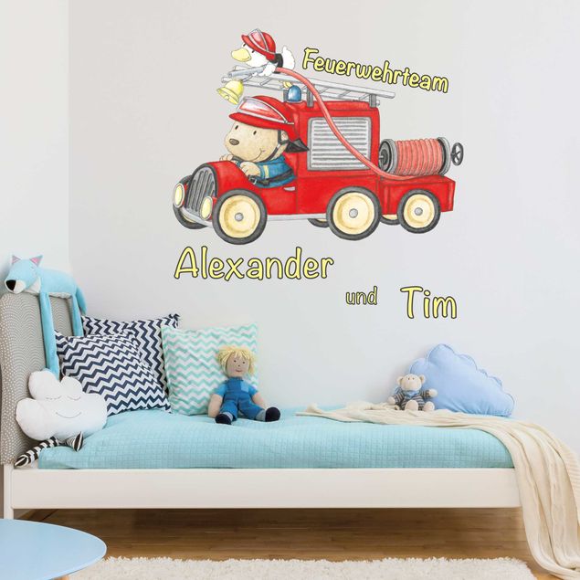 Deko Kinderzimmer Steinbeck - Feuerwehrteam