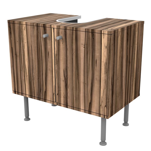 Waschbeckenunterschrank - Holz Arariba - Holzoptik Badschrank Braun