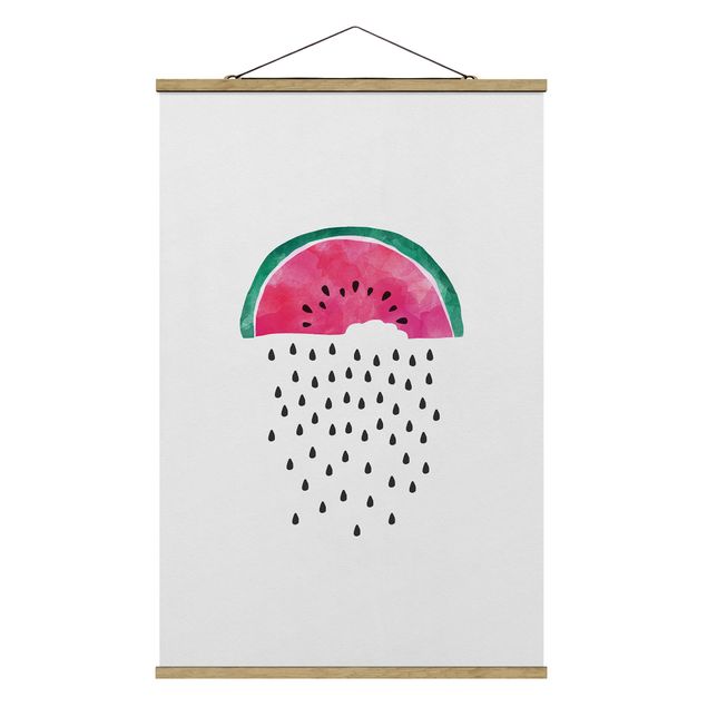 Wandbilder Modern Wassermelonen Regen