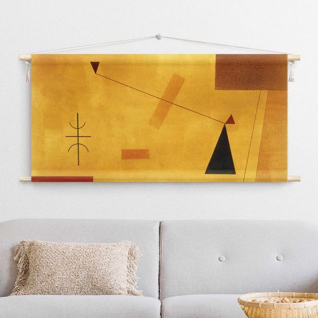 Wandbehang Stoffbild Wassily Kandinsky - Außer Gewicht