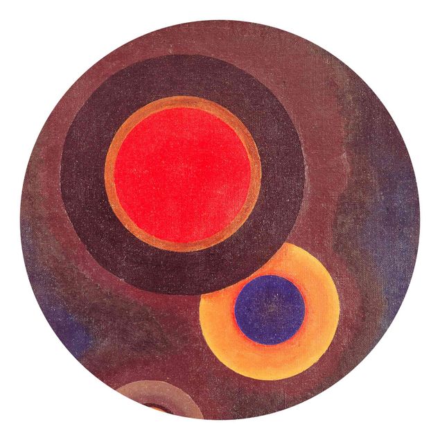 Fototapete modern Wassily Kandinsky - Kreise und Linien