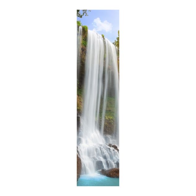 Flächenvorhang Wald Waterfalls