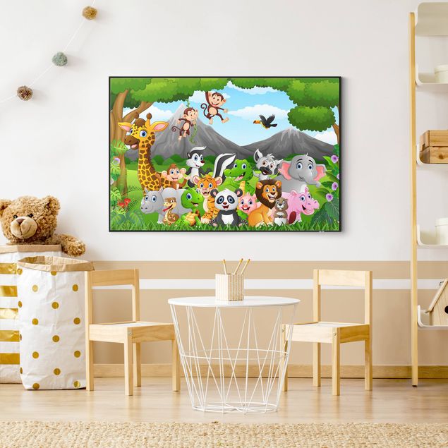 Wandbilder Elefanten Wilde Dschungeltiere