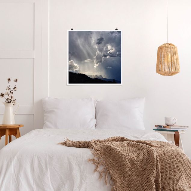 Poster Naturbilder Wilde Wolken