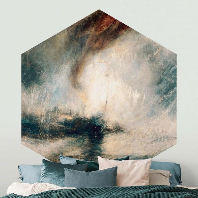 Kunststil Romantik William Turner - Schneesturm über Meer