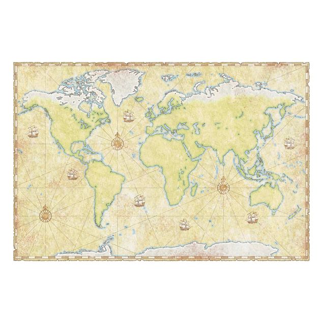 Fototapete - World Map