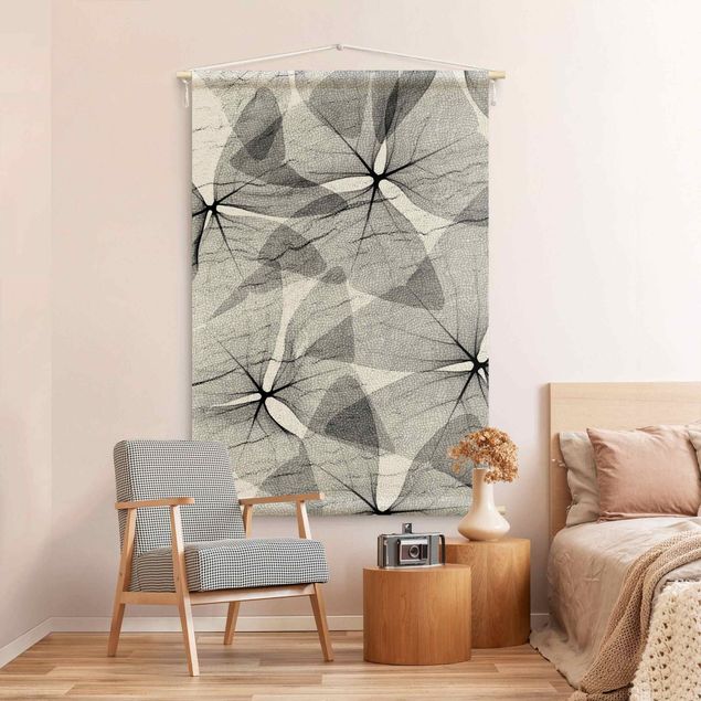 Wanddeko Küche X-Ray - Dreiecksklee mit Textil