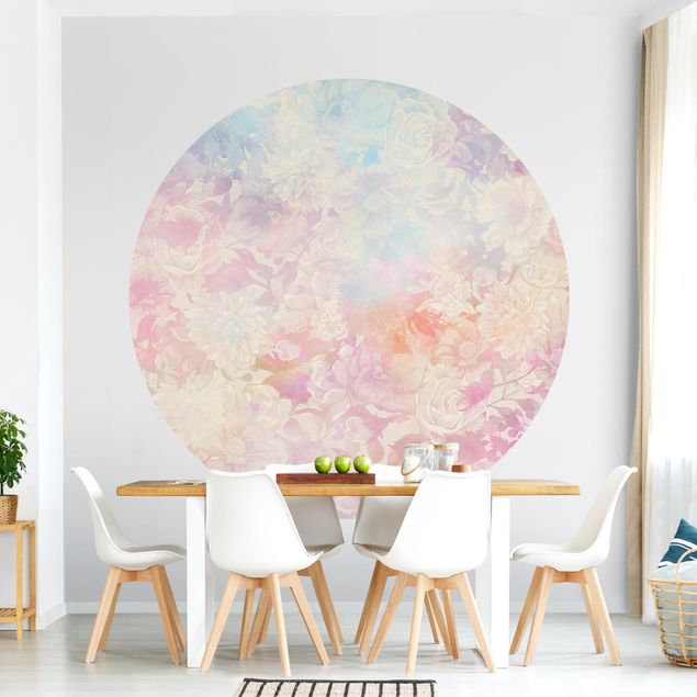 Küche Dekoration Zarter Blütentraum in Pastell
