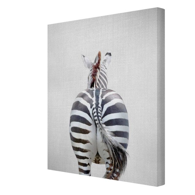 Wandbilder Modern Zebra von hinten