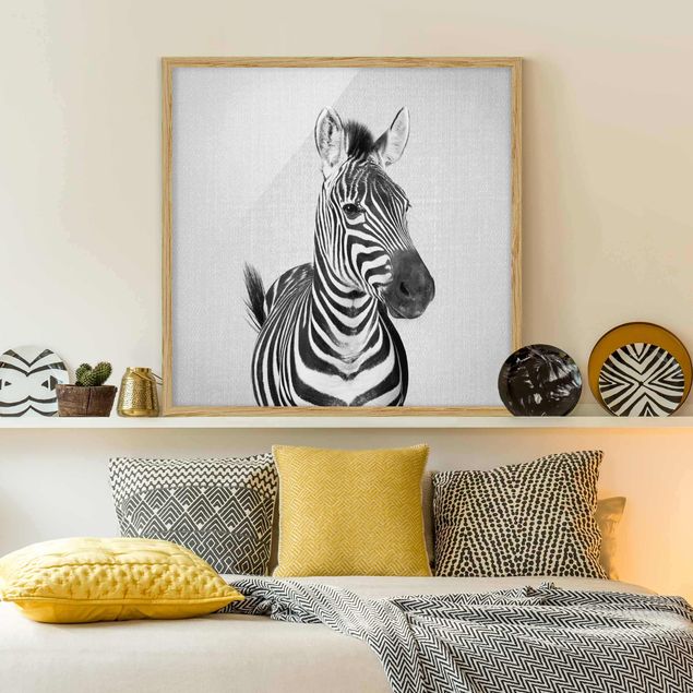 Wandbilder Zebras Zebra Zilla Schwarz Weiß