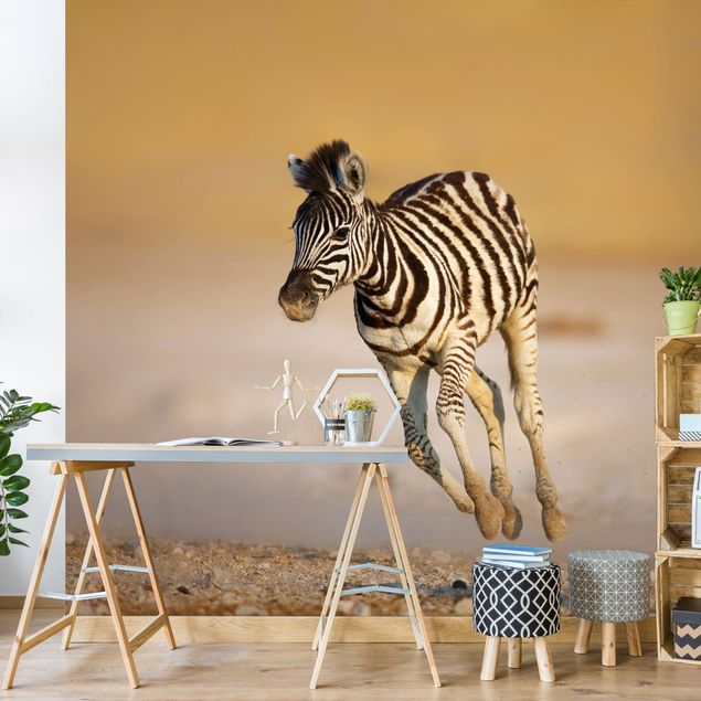 Wanddeko Küche Zebrafohlen